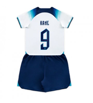 England Harry Kane #9 babykläder Hemmatröja barn VM 2022 Korta ärmar (+ Korta byxor)